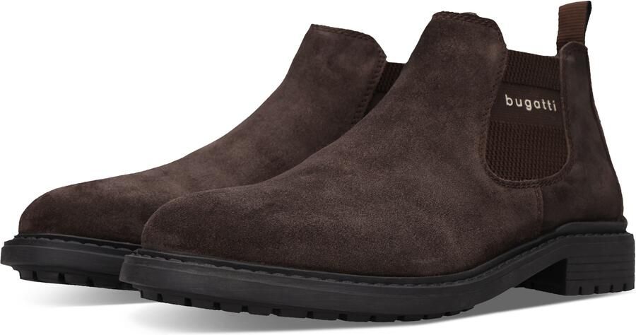 Bugatti Chelsea boots donkerbruin - Foto 4