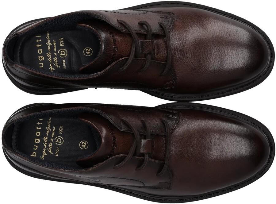 Bugatti Lota Veterschoenen bruin Leer Heren - Foto 8