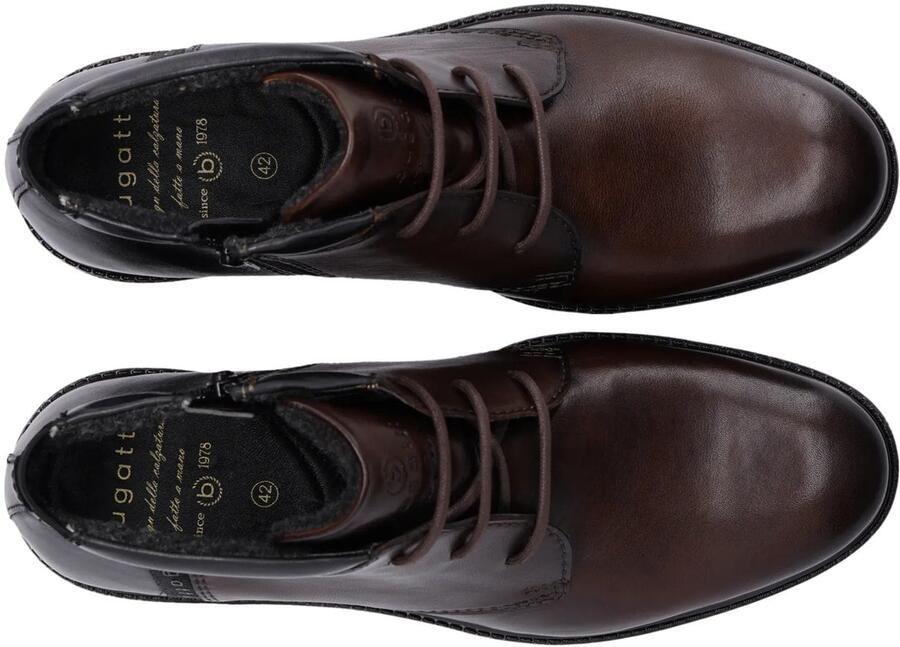 Bugatti leren heren veterschoenen bruin - Foto 3