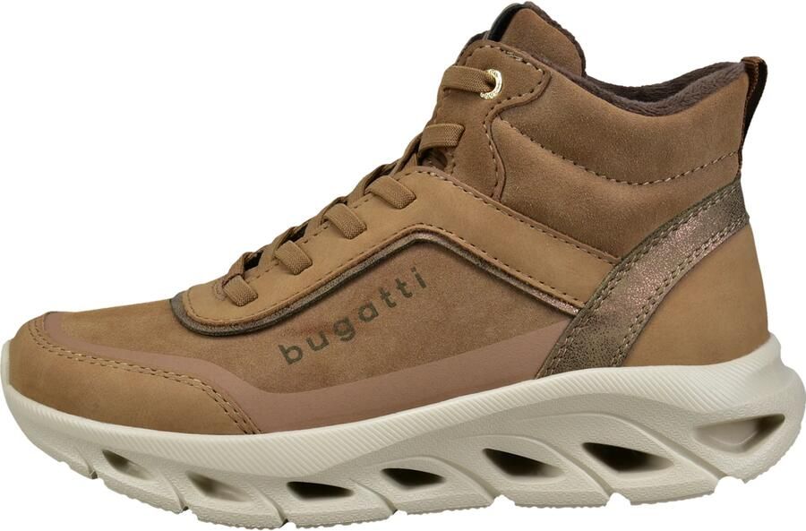Bugatti Sneakers hoog camel olijfgroen - Foto 5