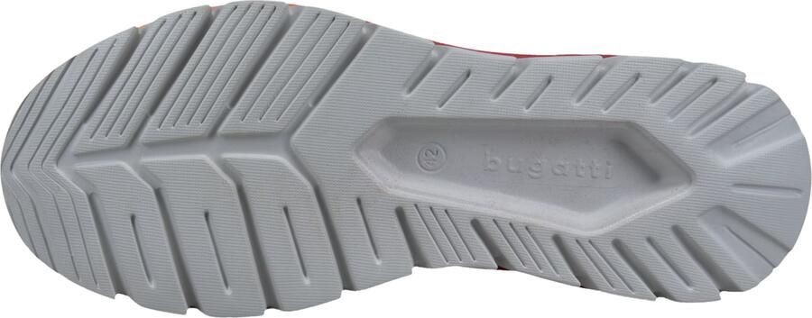 Bugatti Sneakers laag antraciet lichtgrijs donkeroranje - Foto 14