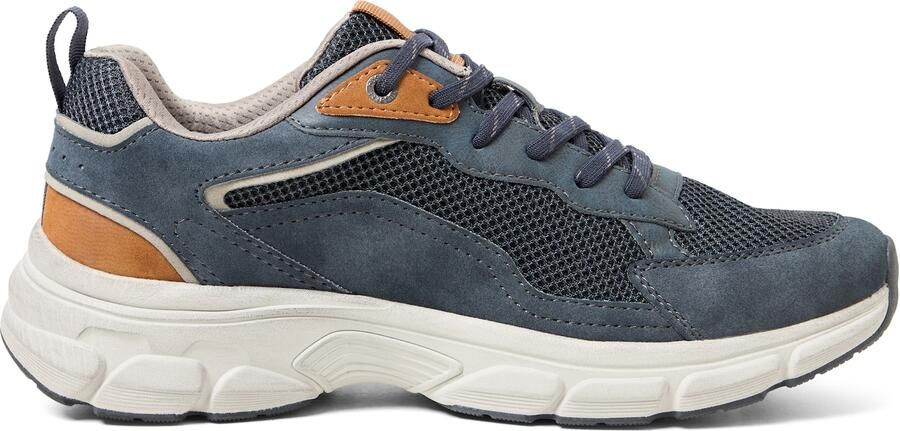 Bugatti Sneakers laag 'AWR' beige marine oranje - Foto 3
