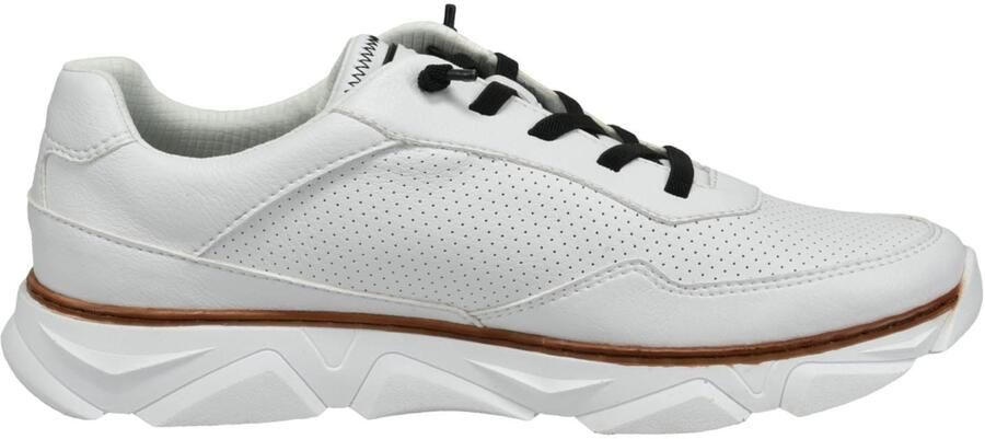 Bugatti Slip-on sneakers freizeitschoen lage schoen slipper met contrast-bies