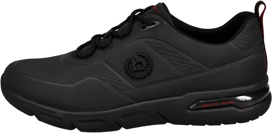 Bugatti Sneakers met sleehak vrijetijdsschoen halfhoge schoen veterschoen met zijdelingse logo-icoon - Foto 4