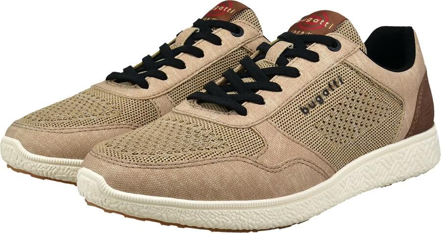 Bugatti Sneakers laag beige bruin zwart - Foto 5