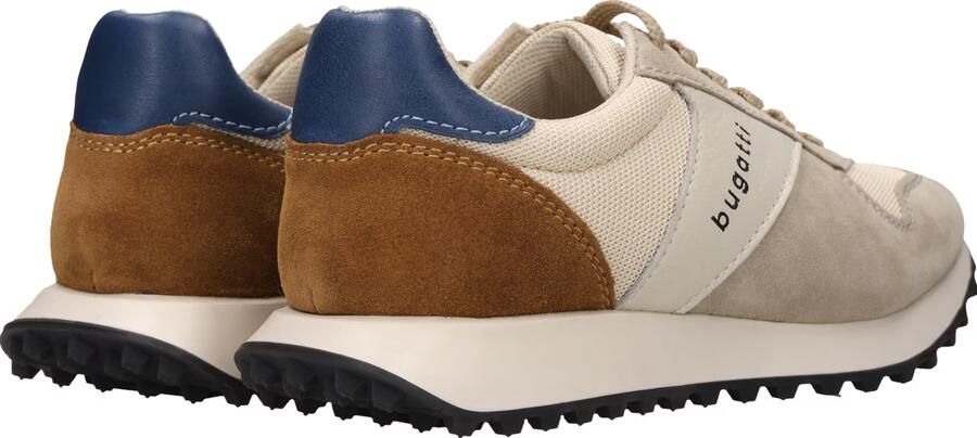 Bugatti Sneakers laag beige lichtbeige blauw bruin - Foto 4