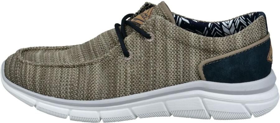 Bugatti Sneakers laag beige navy groen wit - Foto 4