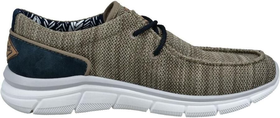 Bugatti Sneakers laag beige navy groen wit - Foto 5