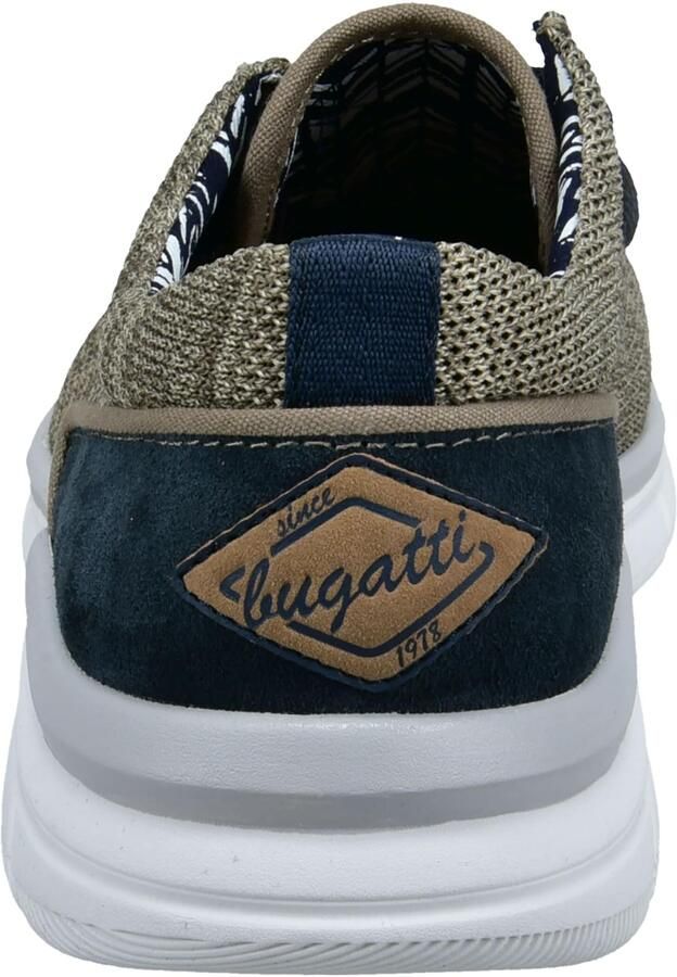 Bugatti Sneakers laag beige navy groen wit - Foto 3