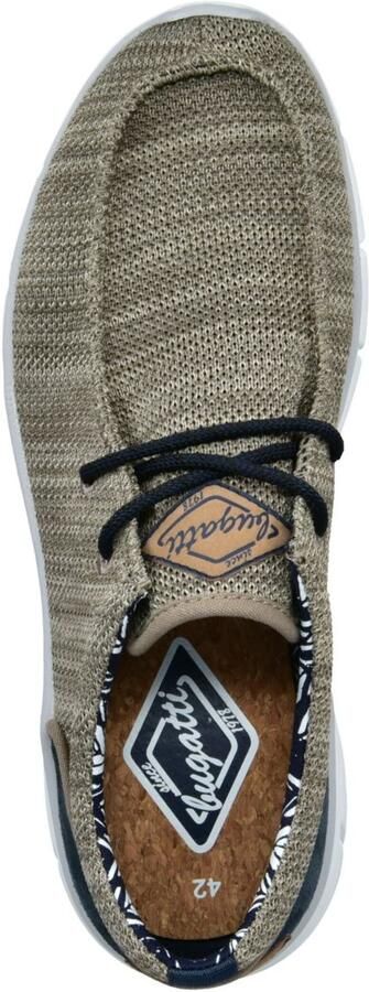 Bugatti Sneakers laag beige navy groen wit - Foto 6