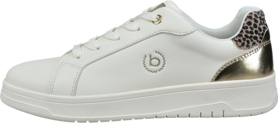 Bugatti Sneakers laag brokaat goud zwart wit - Foto 5