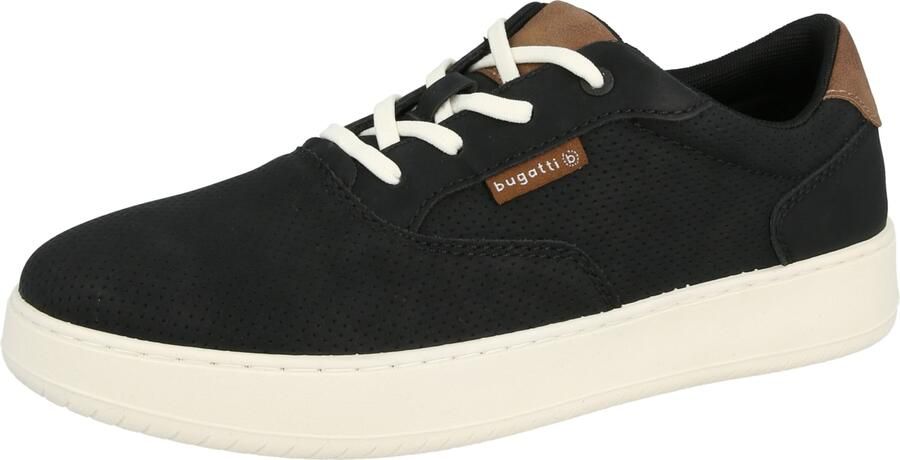 Bugatti Sneakers laag brokaat zwart
