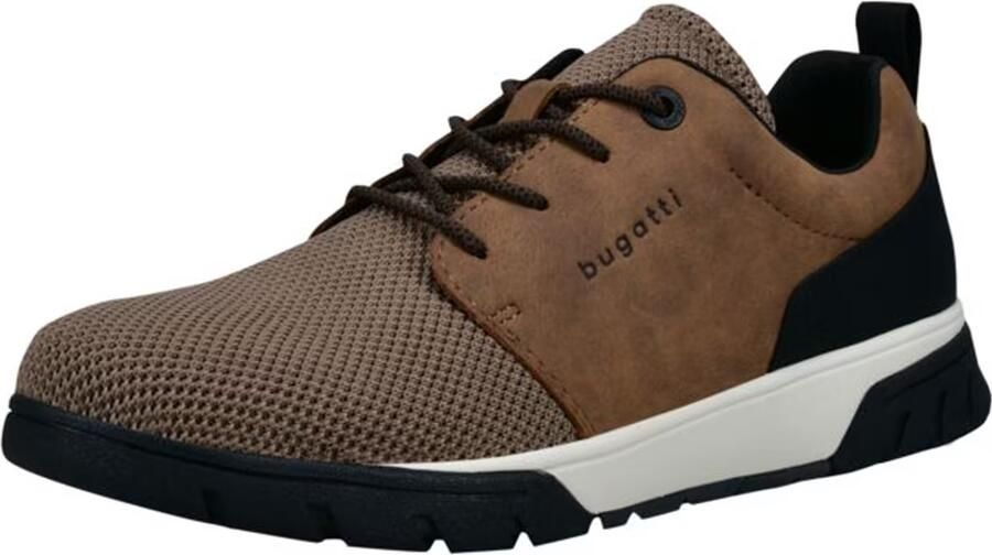 Bugatti Sneakers laag bruin brokaat zwart - Foto 2