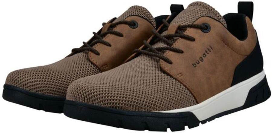 Bugatti Sneakers laag bruin brokaat zwart - Foto 5
