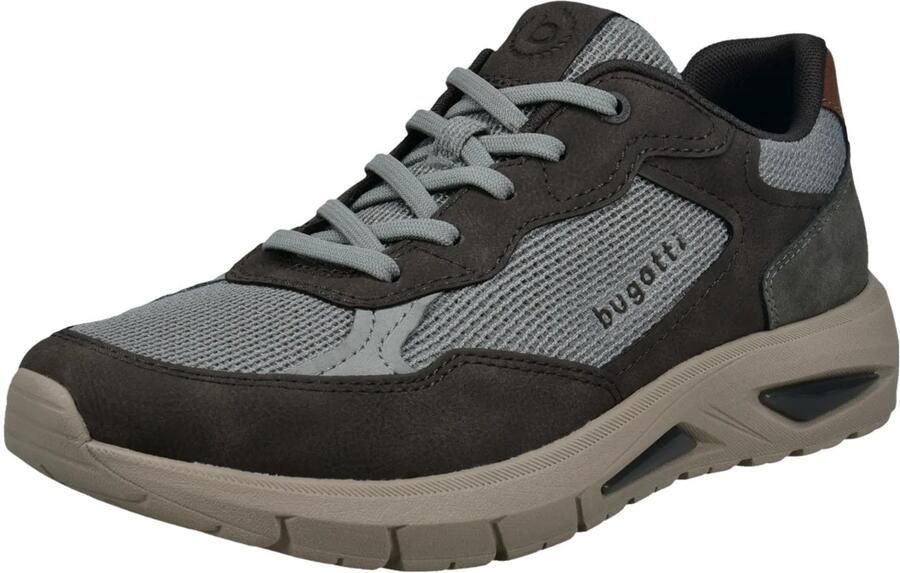Bugatti Sneakers laag bruin grijs