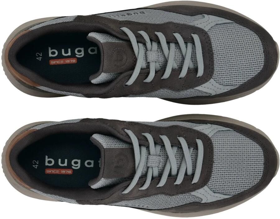Bugatti Sneakers laag bruin grijs - Foto 2