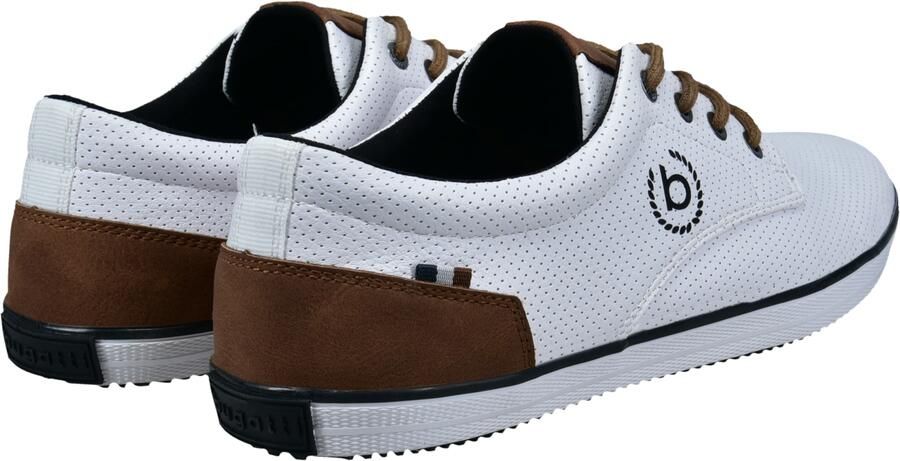 Bugatti Sneakers laag bruin zwart wit - Foto 3