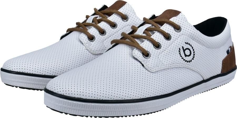 Bugatti Sneakers laag bruin zwart wit - Foto 4