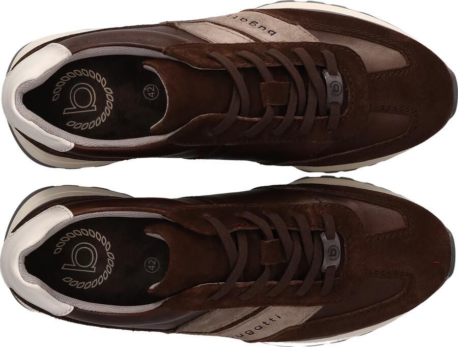 Bugatti Sneakers laag chocoladebruin cappuccino - Foto 2
