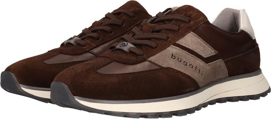 Bugatti Sneakers laag chocoladebruin cappuccino - Foto 4