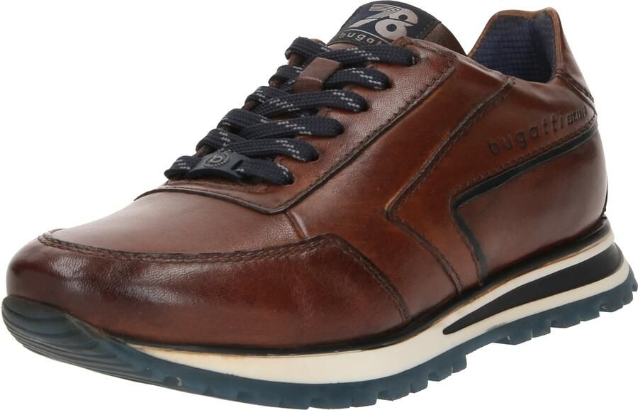 Bugatti Sneakers met zijlogoprent vrijetijdsschoen lage schoen veterschoen
