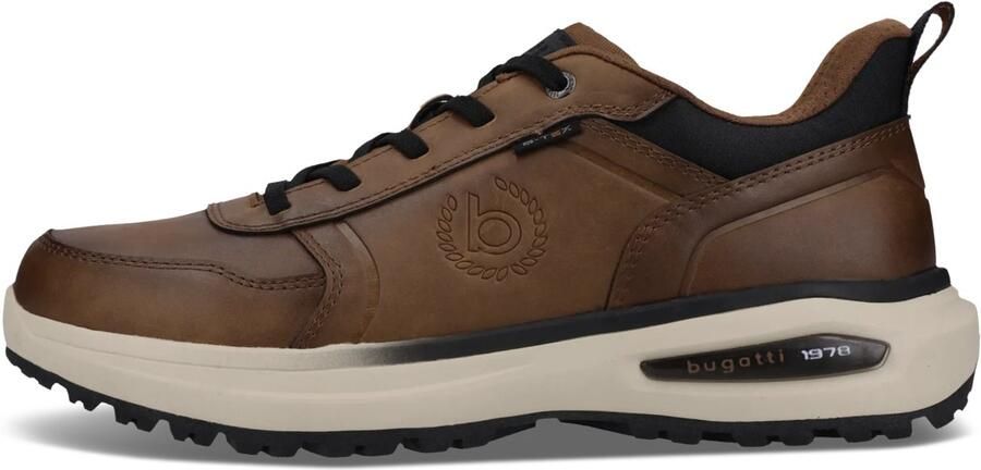 Bugatti Sneakers laag cognac zwart - Foto 4