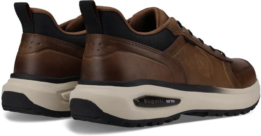 Bugatti Sneakers laag cognac zwart - Foto 3