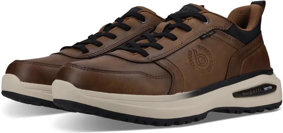 Bugatti Sneakers laag cognac zwart - Foto 5