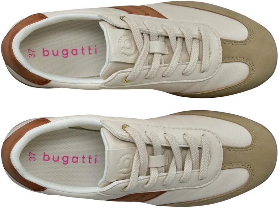 Bugatti Sneakers laag donkerbeige bruin eierschaal - Foto 2
