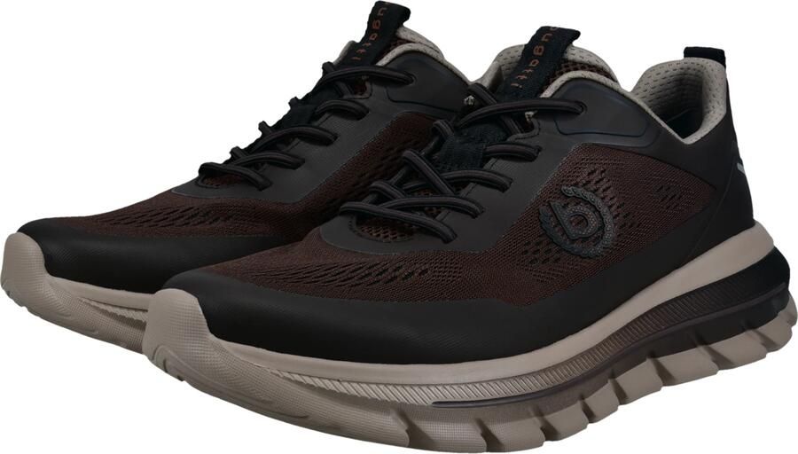Bugatti Sneakers laag donkerbeige donkerbruin zwart - Foto 5