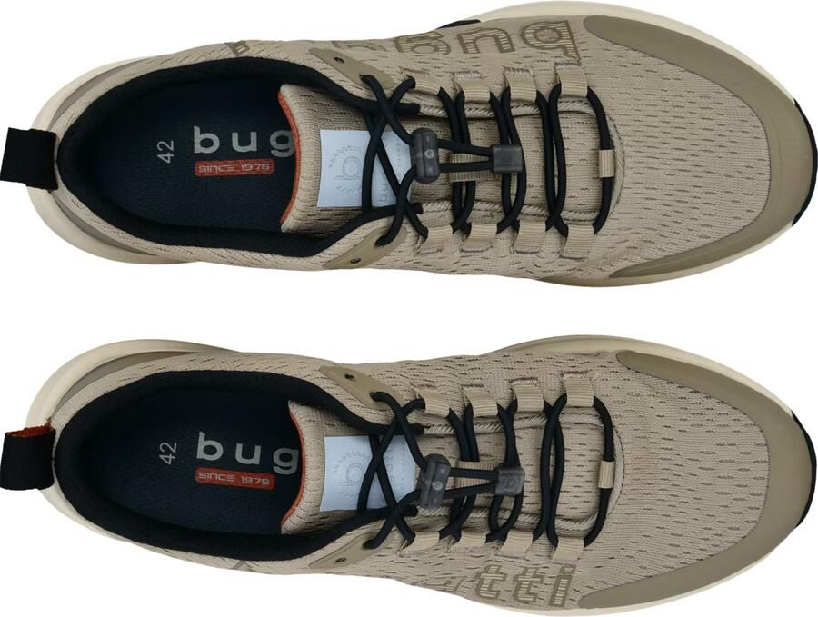 Bugatti Sneakers laag donkerbeige zwart - Foto 3