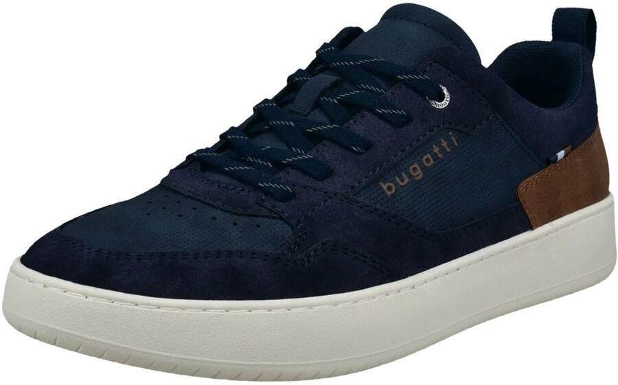 Bugatti Sneakers laag donkerblauw bruin