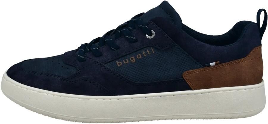 Bugatti Sneakers laag donkerblauw bruin - Foto 5