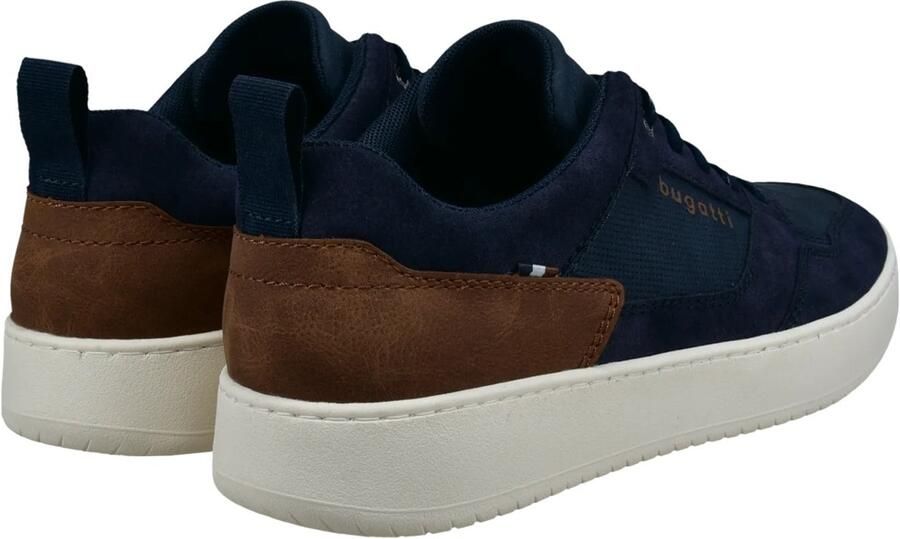 Bugatti Sneakers laag donkerblauw bruin - Foto 3