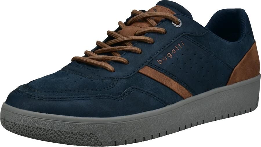 Bugatti Sneakers laag donkerblauw bruin