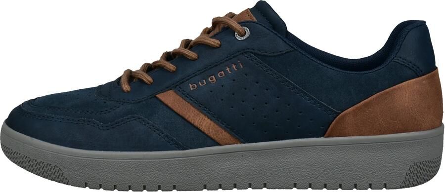 Bugatti Sneakers laag donkerblauw bruin - Foto 5