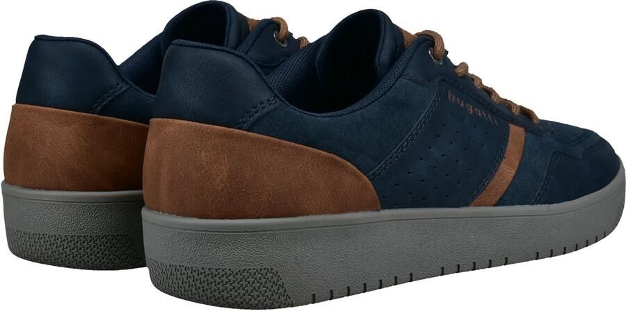 Bugatti Sneakers laag donkerblauw bruin - Foto 4