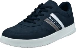 Bugatti Sneakers laag donkerblauw grijs wit