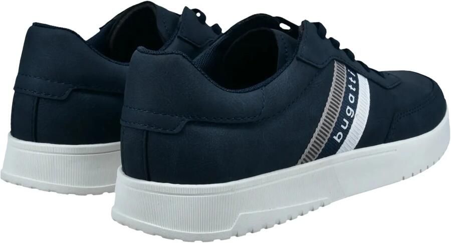 Bugatti Sneakers laag donkerblauw grijs wit - Foto 3