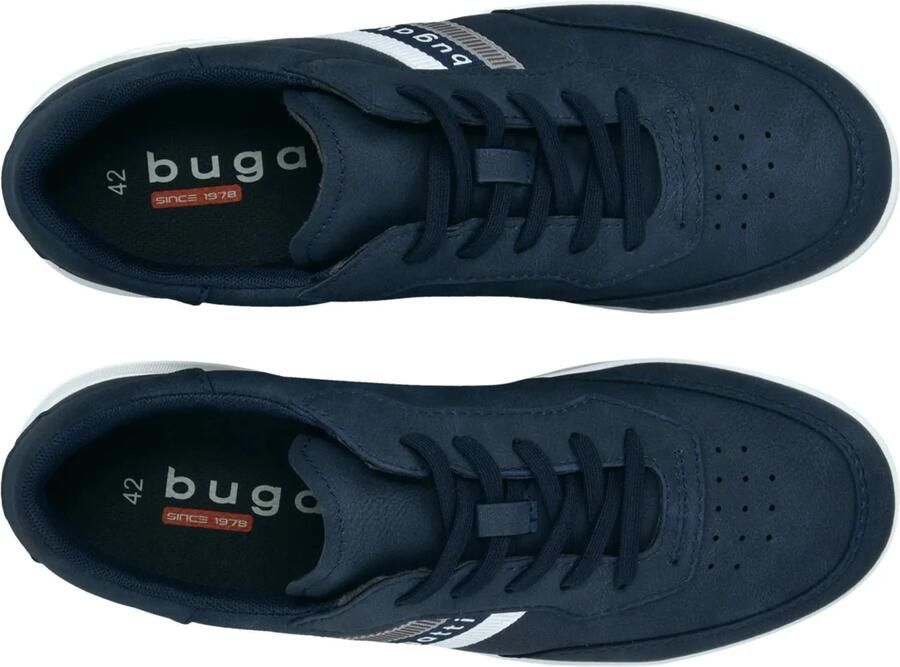 Bugatti Sneakers laag donkerblauw grijs wit - Foto 2