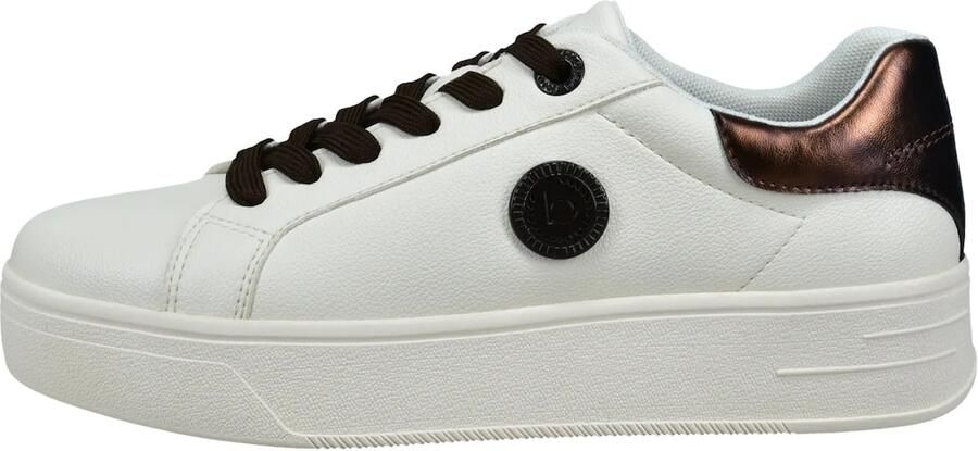 Bugatti Sneakers laag donkerbruin wit - Foto 5