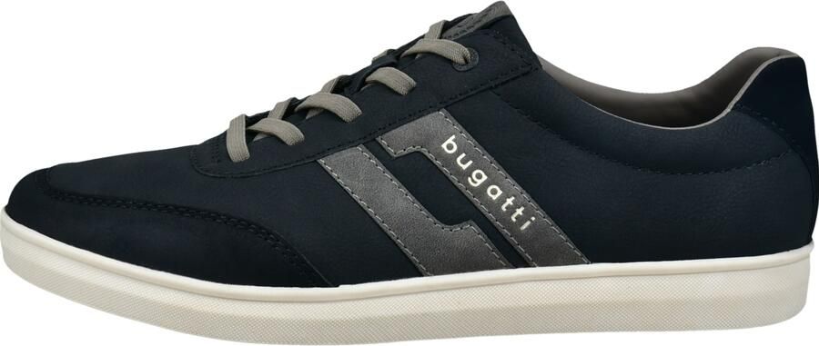 Bugatti Sneakers laag donkergrijs zwart wit - Foto 5