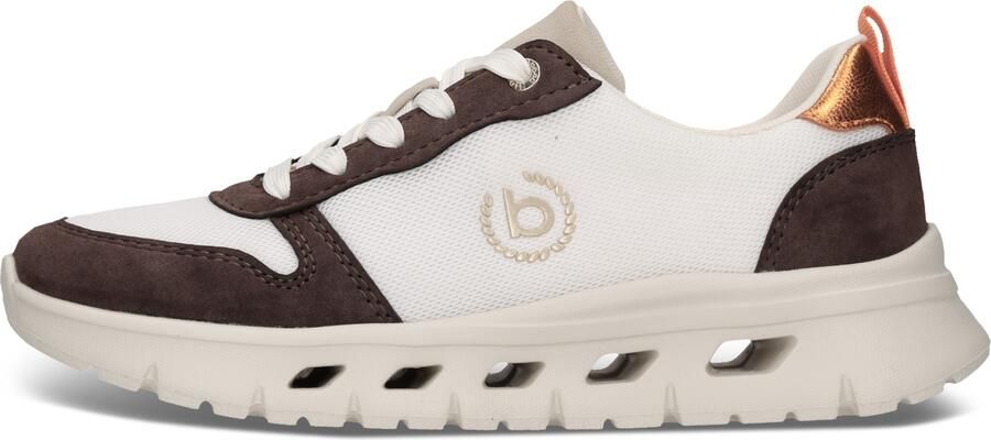 Bugatti Sneakers laag ecru chocoladebruin - Foto 4