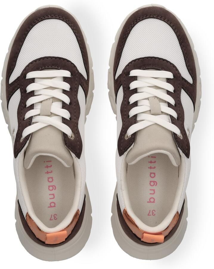Bugatti Sneakers laag ecru chocoladebruin - Foto 2