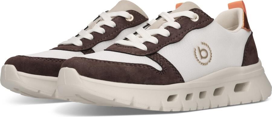 Bugatti Sneakers laag ecru chocoladebruin - Foto 5
