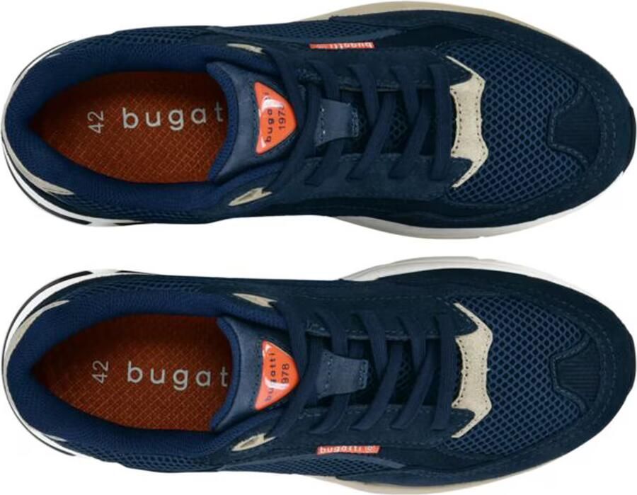 Bugatti Sneakers laag ecru navy saffier - Foto 2