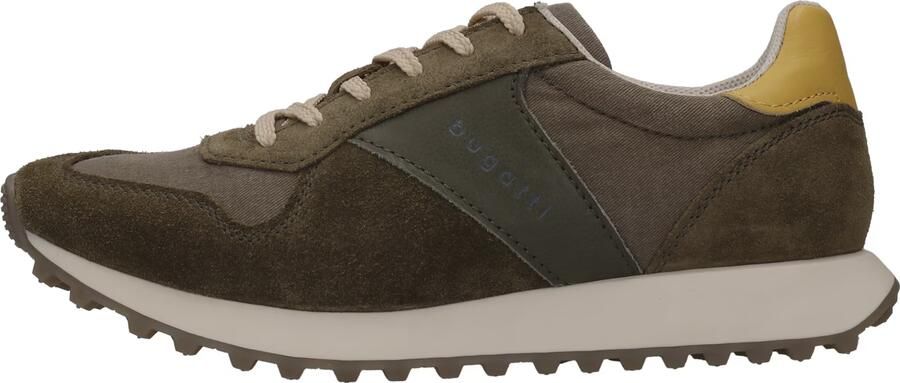 Bugatti Sneakers laag geel kaki olijfgroen - Foto 5