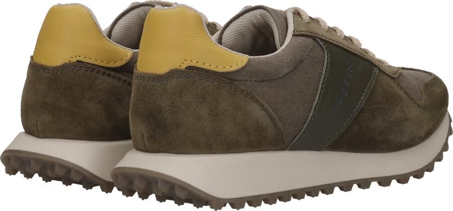 Bugatti Sneakers laag geel kaki olijfgroen - Foto 4