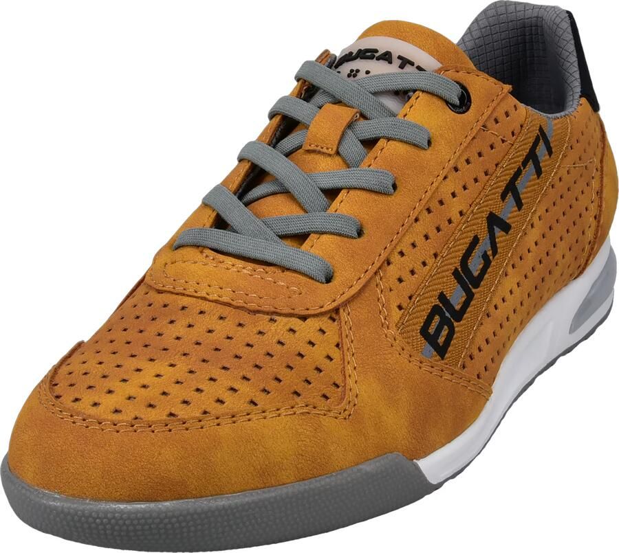 Bugatti Sneakers Geel Imitatieleer 301355 Heren Kunstleer - Foto 5