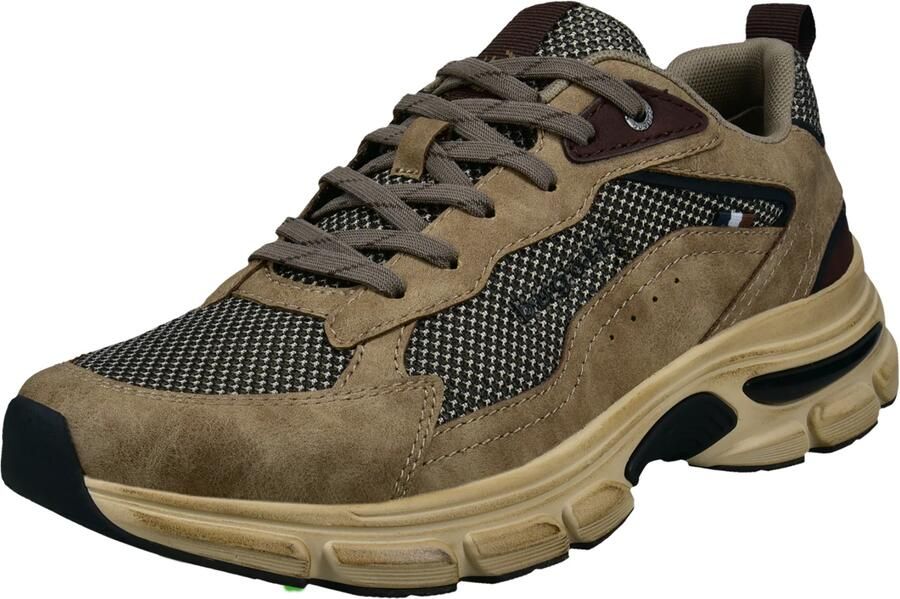 Bugatti Sneakers laag grijs aardetinten zwart - Foto 2